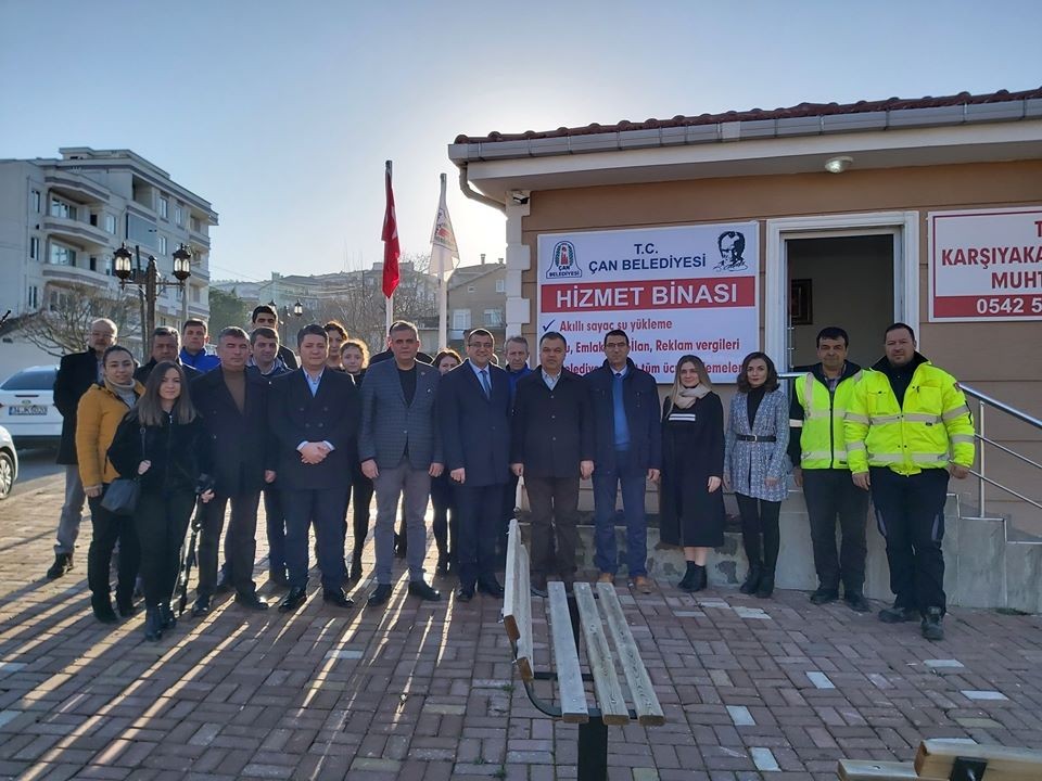 Çan Belediyesi’nden Karşıyaka Mahallesi’ne hizmet binası 