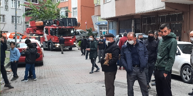 Can havliyle sokağa kaçtılar! Kağıthane'de panik anları