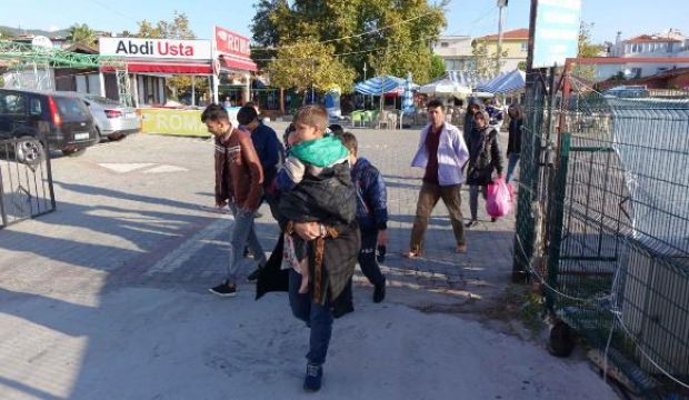 Çanakkale 140 kaçak göçmen yakalandı