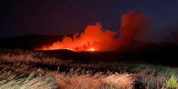 Çanakkale, Ayvacık’taki yangın söndürüldü