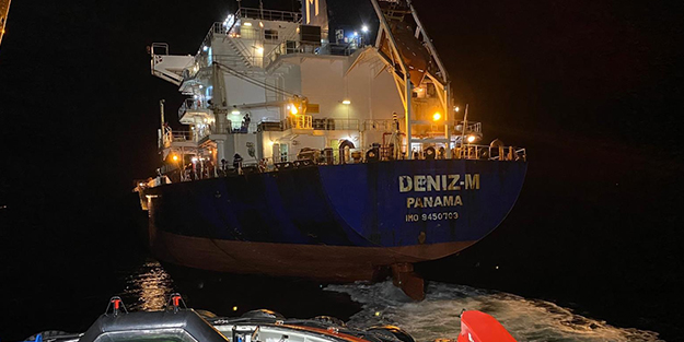 Çanakkale Boğazı'nda gemi arızası!