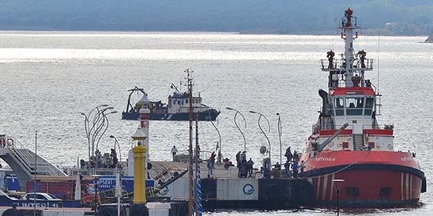 Çanakkale Boğazı'nda zarar gören kablo yenilendi