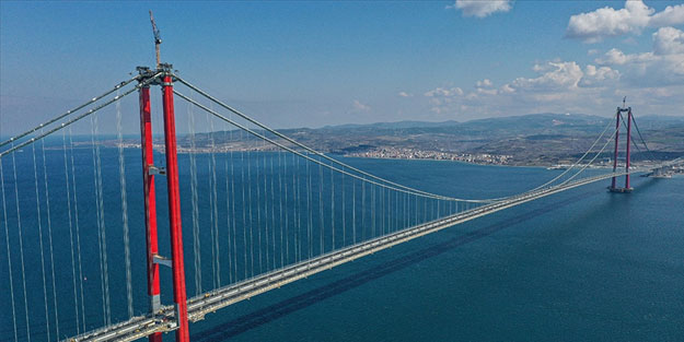 Çanakkale Köprüsü yüksekliği uzunluğu ne kadar? 1915 Çanakkale Köprüsü özellikleri: