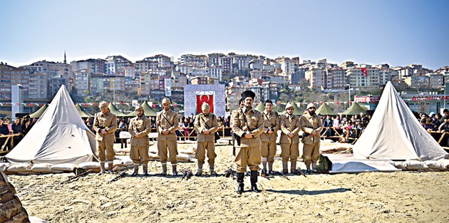 Çanakkale ruhu Eyüp Sultan’da ‘canlandı’