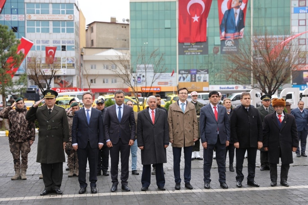 Çanakkale zaferinin 105. yılı Iğdır’da törenle kutlandı 