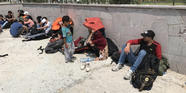 Çanakkale'de 101 kaçak göçmen yakalandı!
