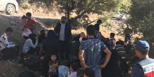 Çanakkale'de 106 düzensiz göçmen yakalandı