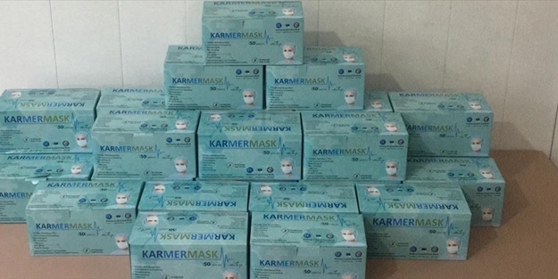 Jandarmadan ani baskın! Sahte maskelerin hepsine el konuldu