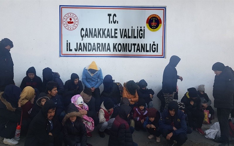 Çanakkale’de 30 mülteci yakalandı 