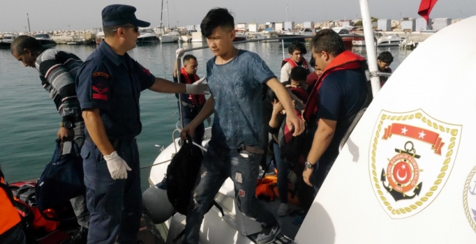 Çanakkale'de 38 kaçak göçmen yakalandı