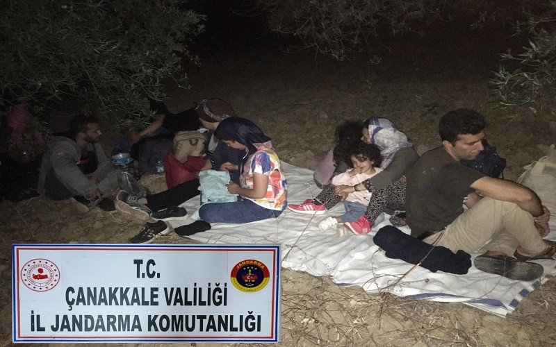Çanakkale’de 73 mülteci yakalandı 