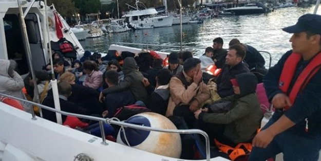 Çanakkale'de 88 kaçak göçmen yakalandı