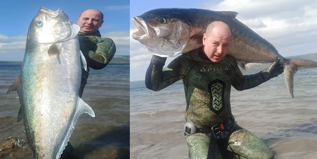 Çanakkale'de avlandı! 'İlk defa böyle bir şey gördüm'