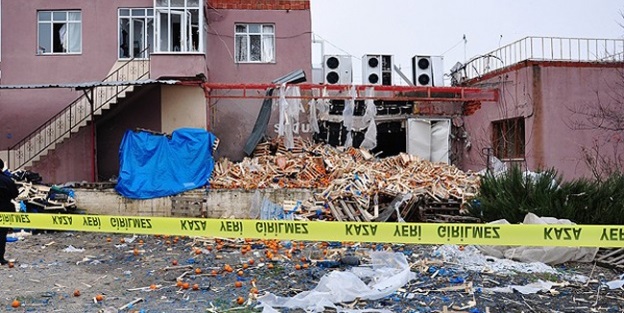 Çanakkale'de buzhanede patlama