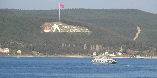Çanakkale'de feribot seferleri iptal edildi