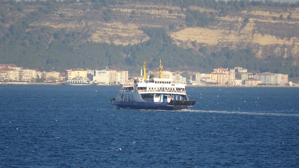 Çanakkale’de Gökçeada seferlerine fırtına engeli 