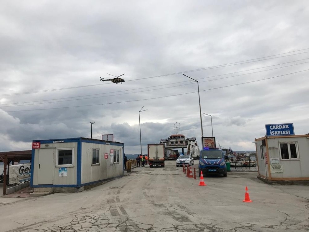 Çanakkale’de havadan trafik denetimleri 