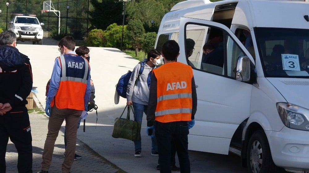 Çanakkale’de karantinada bulunan 44 kişi tahliye edildi 