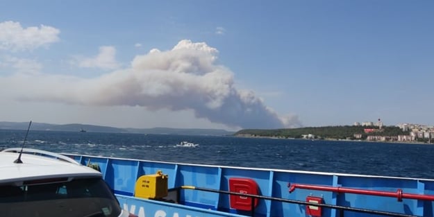 Çanakkale'de korkunç yangın!