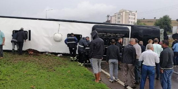 Çanakkale'de otobüs devrildi! Ölü ve yaralılar var