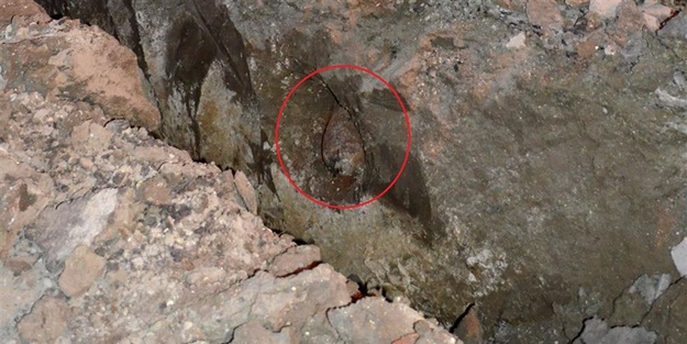Çanakkale'de patlamamış top mermisi bulundu!