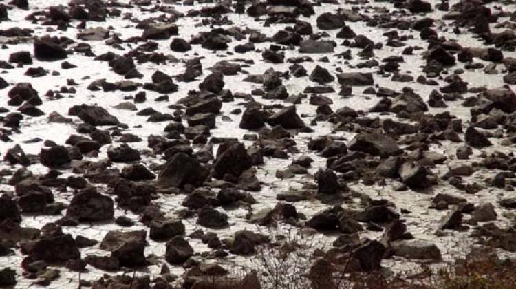 Çanakkale'de şok manzara: Dibi göründü