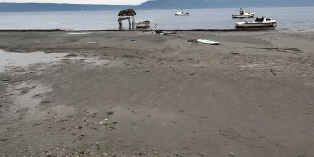 Çanakkale'de tedirgin eden görüntü