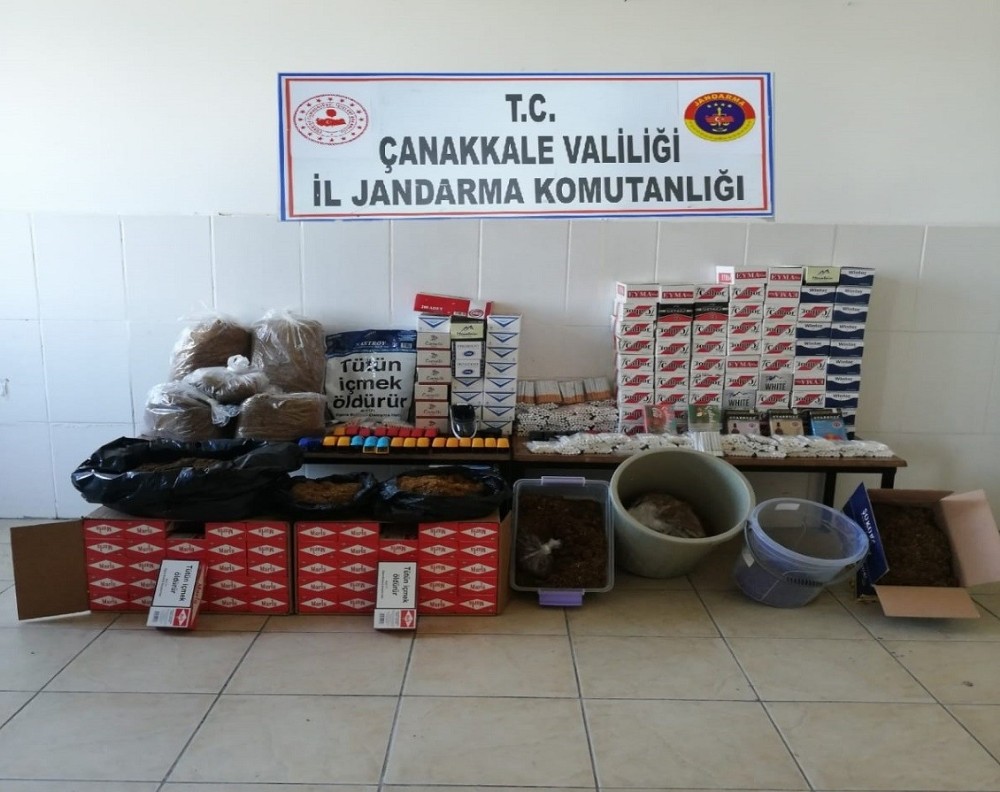 Çanakkale’de tütün operasyonu 
