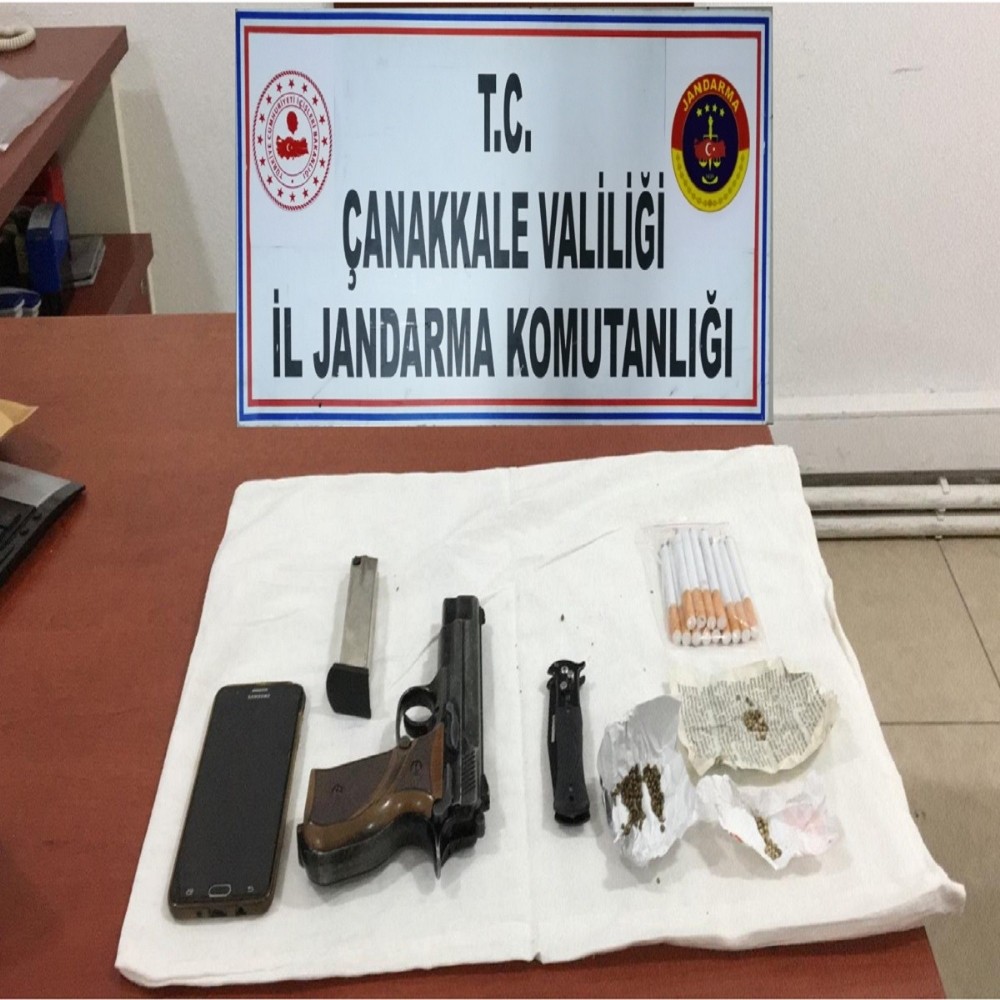 Çanakkale’de uyuşturucu operasyonu: 1 gözaltı 