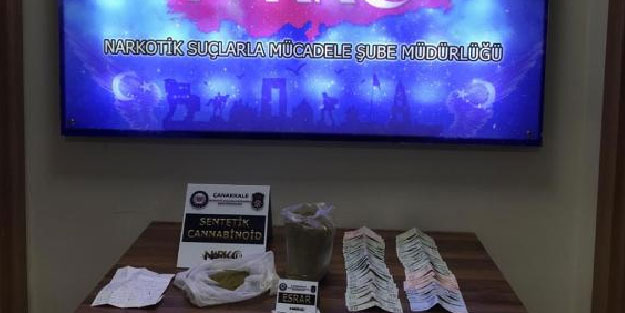 Çanakkale'de uyuşturucu operasyonu! 1 tutuklama