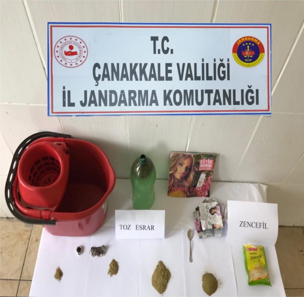 Çanakkale’de uyuşturucu operasyonu: 2 gözaltı 