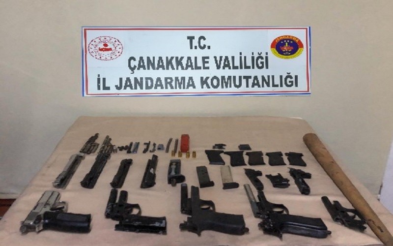 Çanakkale’de uyuşturucu ve silah ticareti operasyonu 