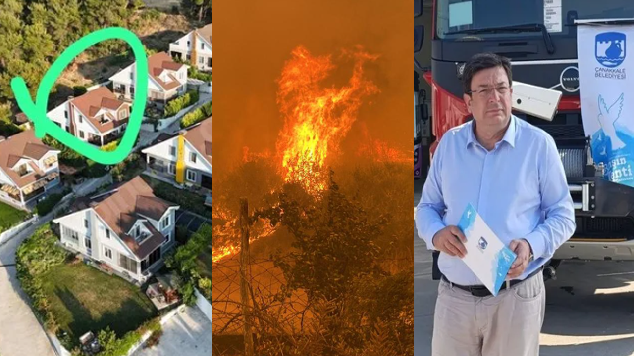 Çanakkale'deki yangında CHP skandalı! 22 milyonluk itfaiye aracını kendi yaşadığı siteye sevk etti