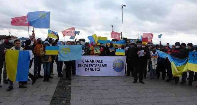 Çanakkale'den Ukrayna halkına destek