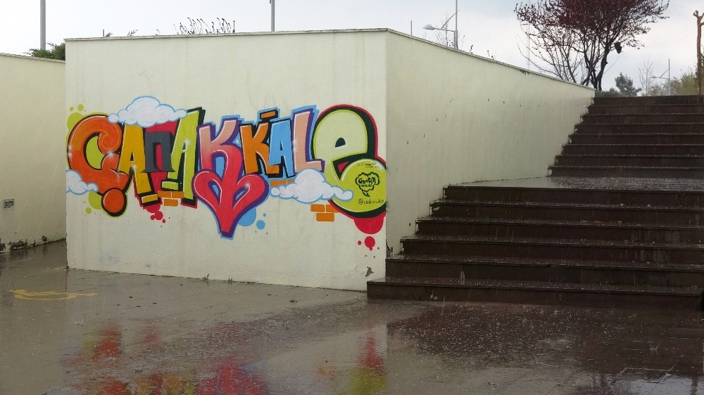 Çanakkale’ye dolu yağdı 