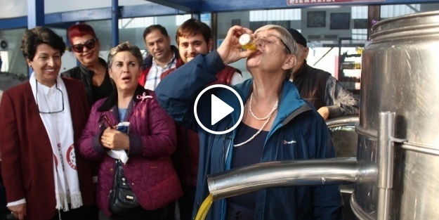 Canan Karatay zeytinyağı içti!