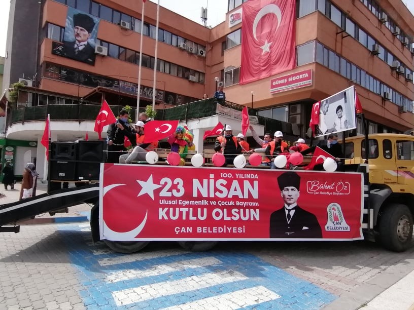 Çan’da 23 Nisan coşkusu 