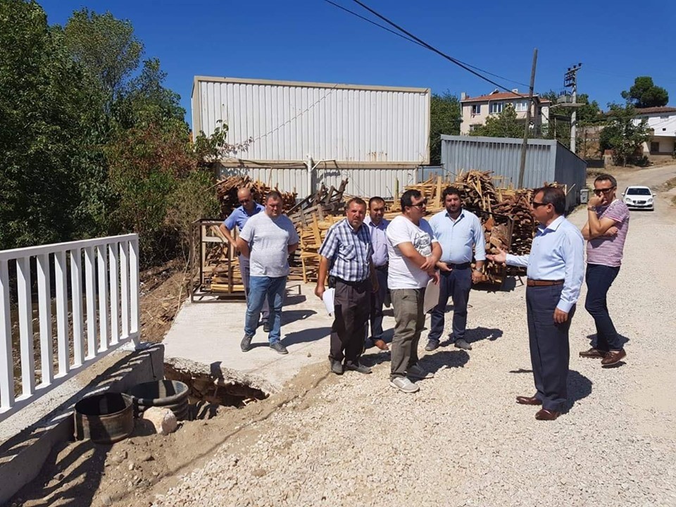 Çan’da köprü inşaatı teslim alınarak hizmete açıldı 