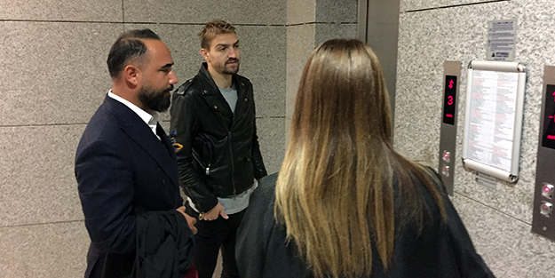 Caner Erkin hakim karşısına çıktı!