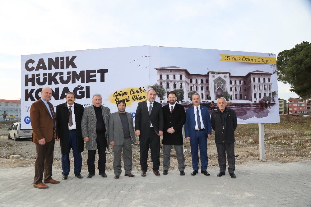 Canik hükümet konağına kavuşuyor 