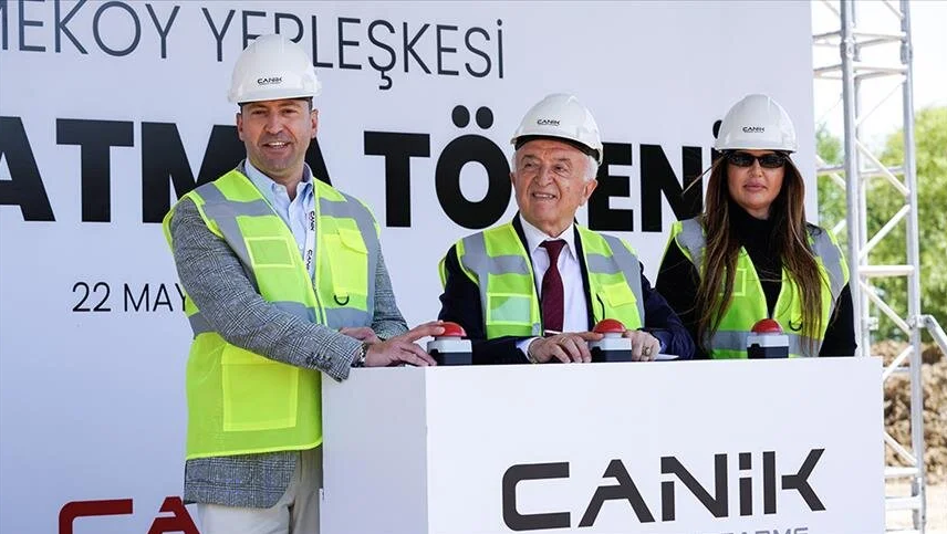 CANiK'in yeni genel merkezinin temelleri atıldı