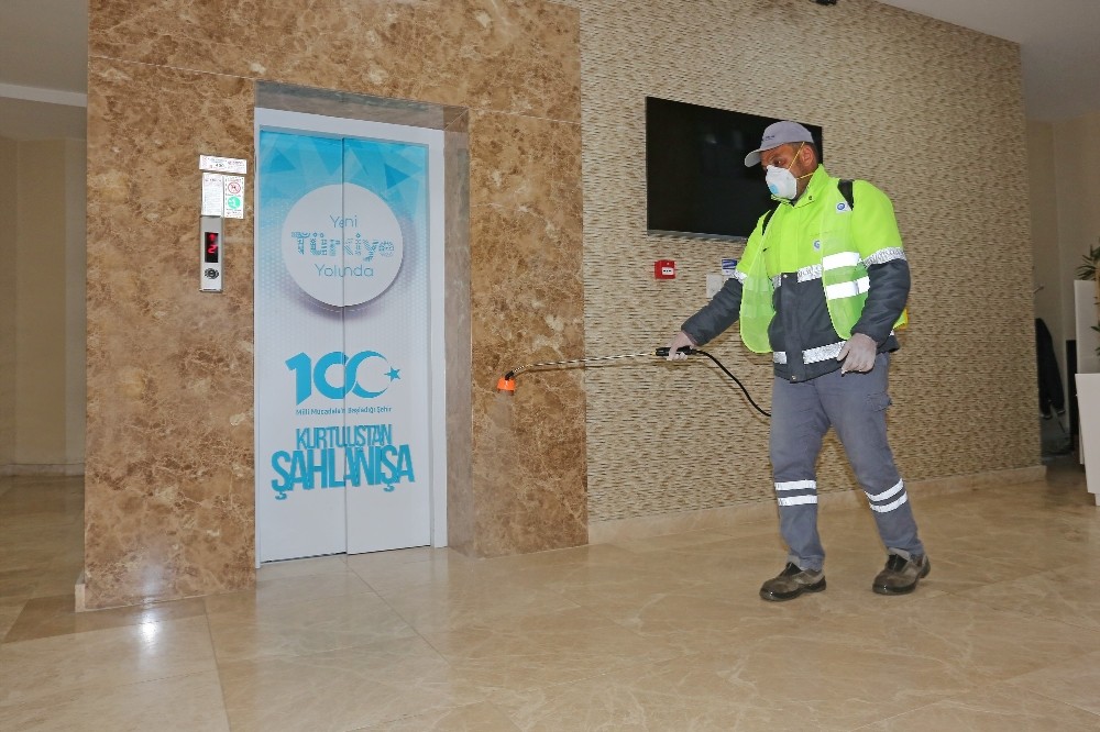 Canik’te korona virüsü riskine karşı önlem 