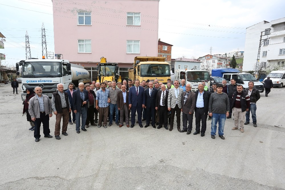 Canik’te “Sokağım Evim Kadar Temiz Olsun Projesi” sürüyor 