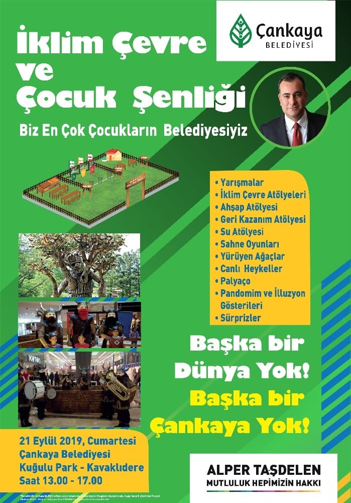 Çankaya’da İklim Çevre ve Çocuk Şenliği 