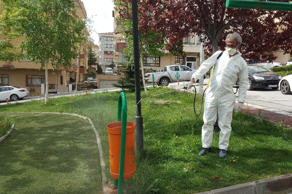 Çankaya’da salgın hastalıkla mücadele çalışmaları sürüyor 