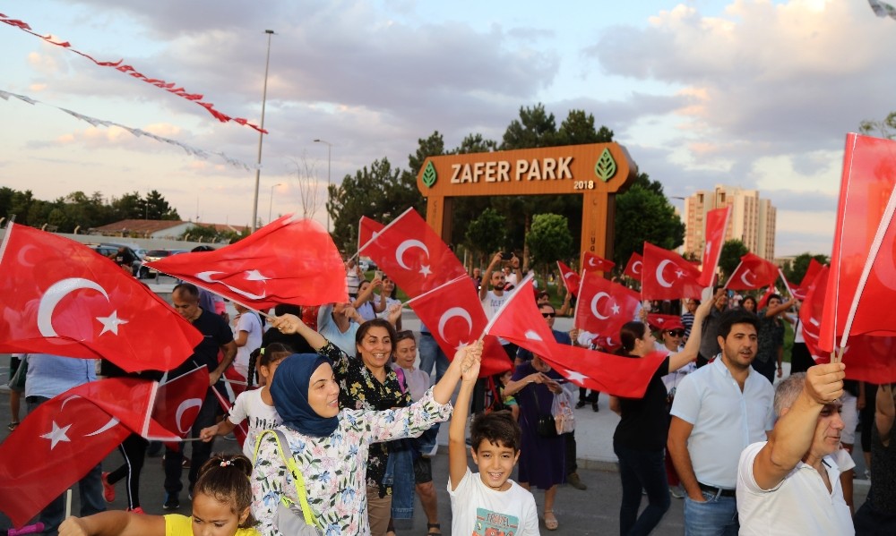 Çankaya’da Zafer Bayramı coşkusu 