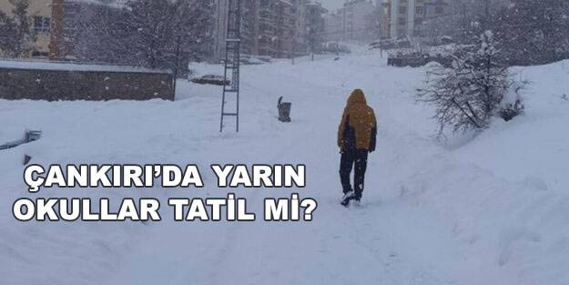 Çankırı’da okullar tatil mi? Çankırı Valiliği! Çerkeş, Orta ve Yapraklı 11 Şubat okul var mı?