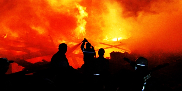 Çankırı'da yangın!