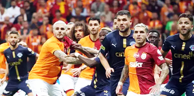 Ligin Paşa'sı Galatasaray! Penaltı kaçıran Icardi maça damga vurdu! Gol düellosu...