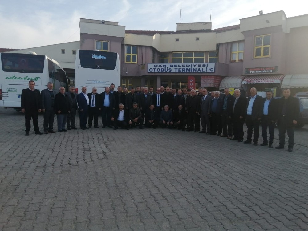 Çanlı muhtarlar Ankara’da 